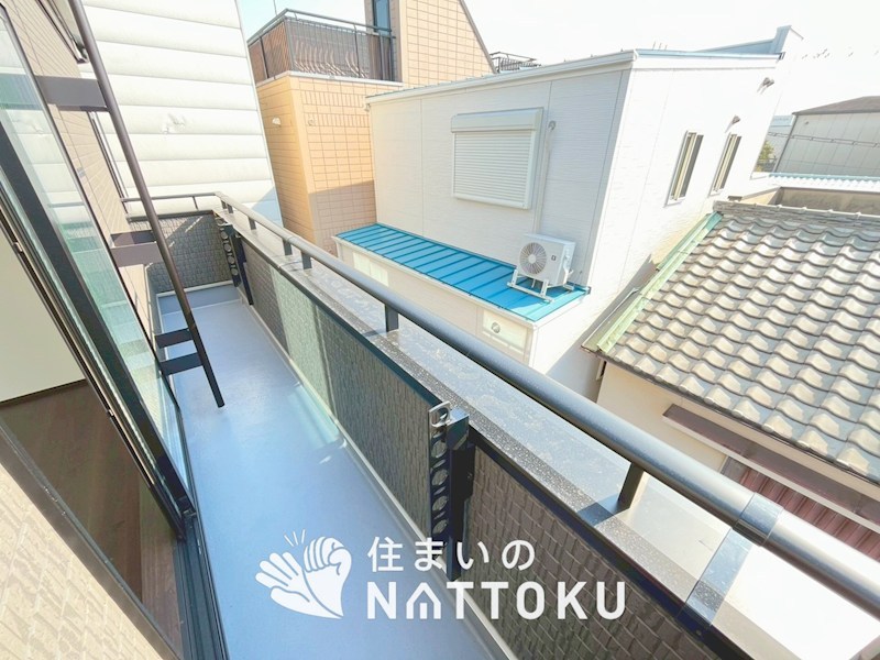 大阪市此花区酉島　 現地写真（バルコニー）