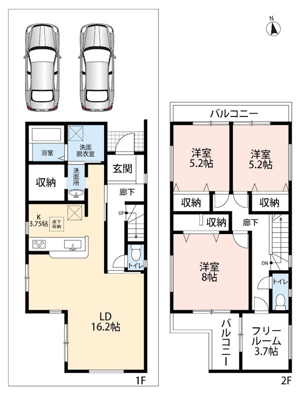 大阪市生野区田島 間取図・土地図
