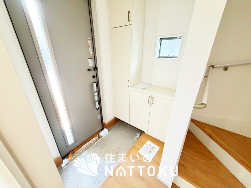 草津市平井　第2期　1号地 現地写真（玄関）