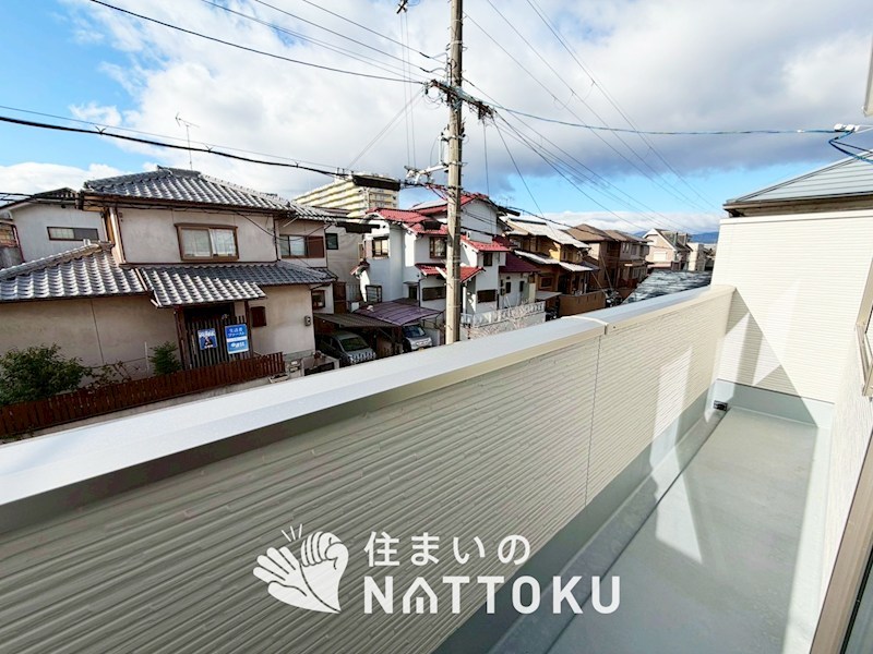 草津市平井　第2期　1号地 現地写真（バルコニー）