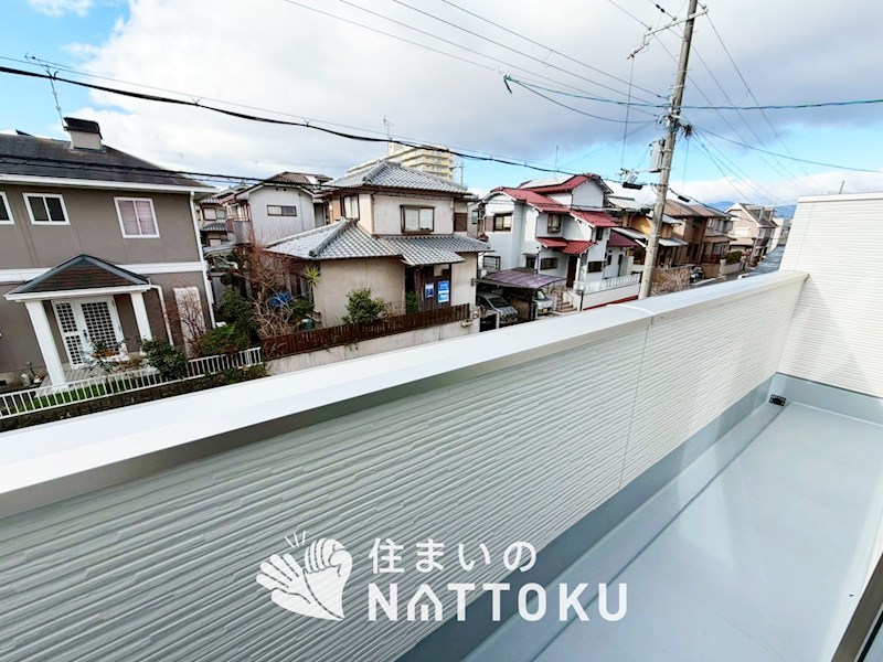 草津市平井　第2期　2号地 現地写真（バルコニー）