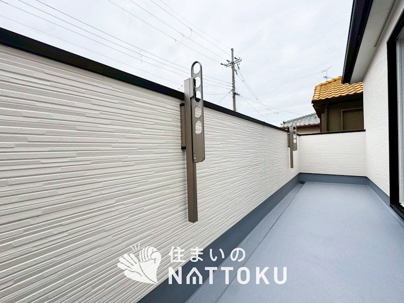 京田辺市草内八田　第1期 現地写真（バルコニー）