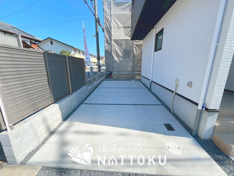 草津市上笠　第1期　1号地 現地写真（駐車場）