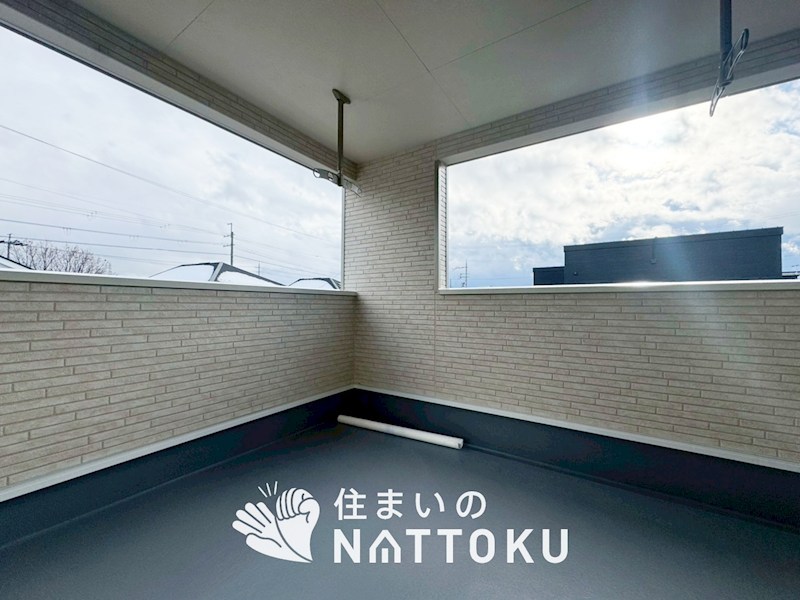 彦根市東沼波町　第6期　1号地 現地写真（バルコニー）