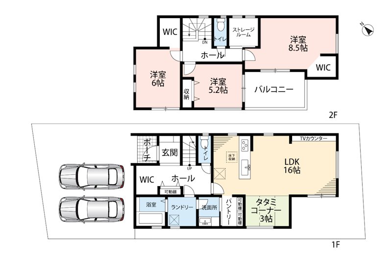 加古川市加古川町北在家　第4期 間取図・土地図