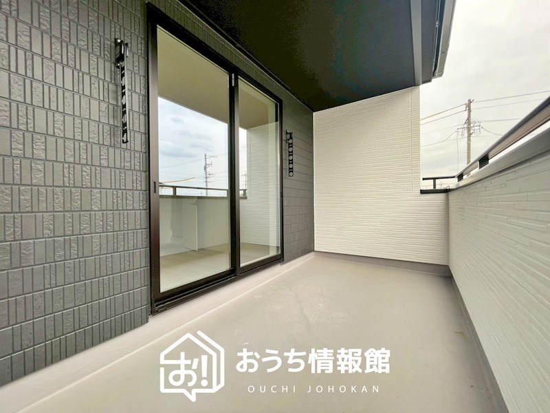 犬山市鳥屋越　2号棟 現地写真（バルコニー）