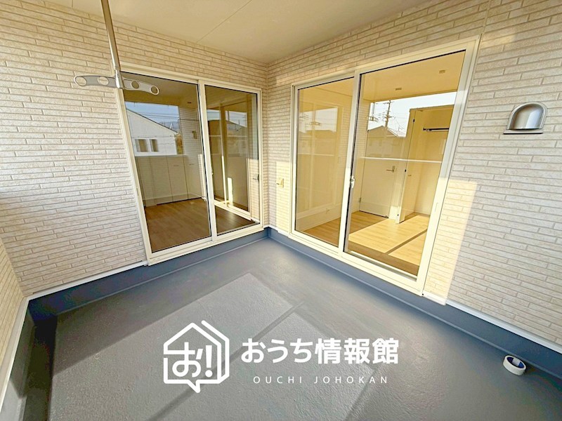 彦根市東沼波町　第6期　1号地 現地写真（バルコニー）