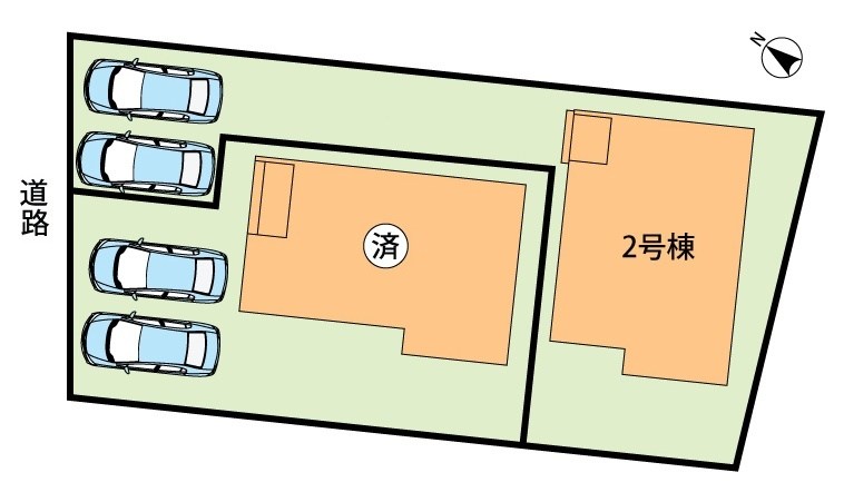 近江八幡市桜宮町　第1期　2号地 区画図