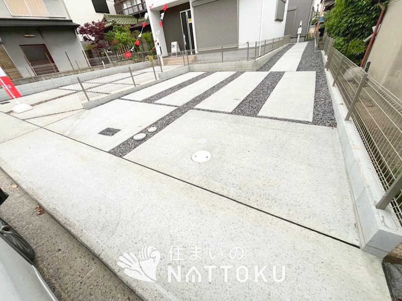 京都市山科区川田西浦町　第1期　1号地 現地写真（駐車場）