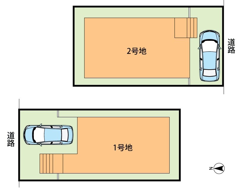 京都市伏見区醍醐新開　第1期　1号地 区画図