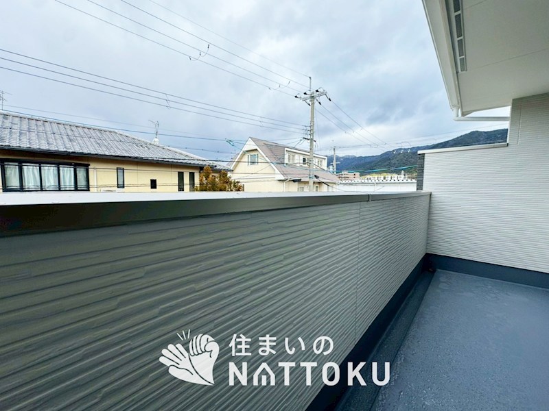 京都市伏見区醍醐新開　第1期　1号地 現地写真（バルコニー）