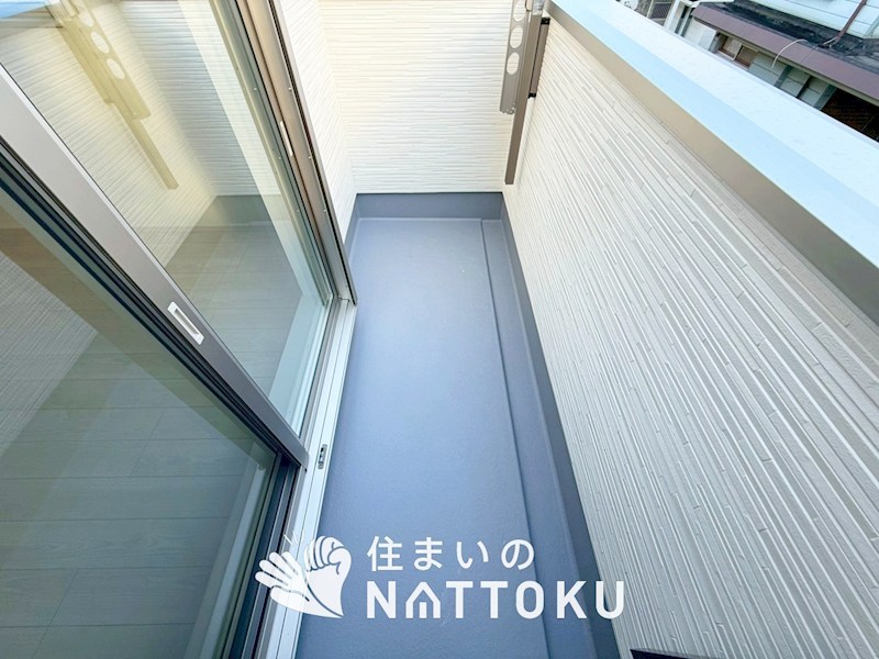 枚方市北中振　第2期 現地写真（バルコニー）