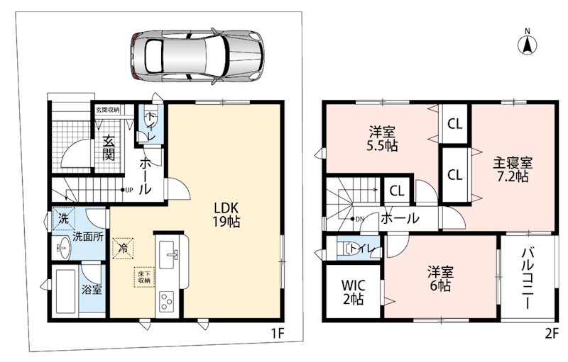 東大阪市水走　第1期　1号地 間取図・土地図