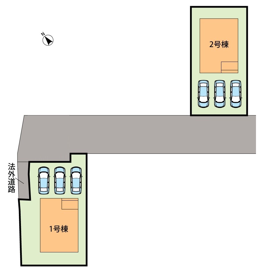 彦根市彦富町　第3期　2号地 区画図