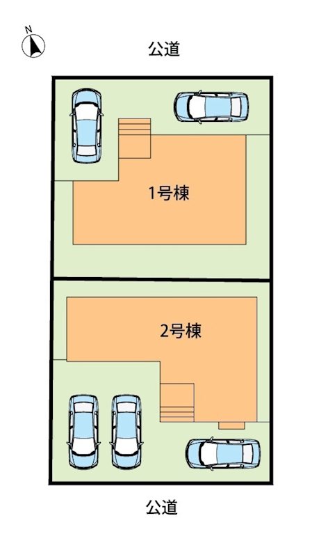 岐阜市手力町　第2期　1号地 区画図