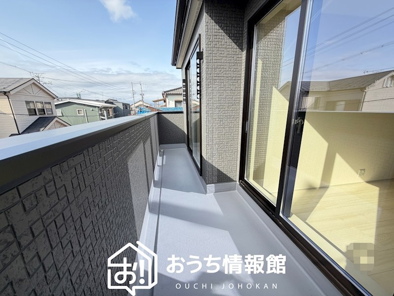 岐阜市手力町　第2期　2号地  現地写真（バルコニー）