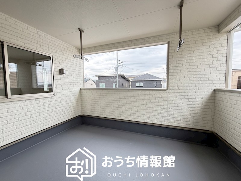 彦根市彦富町　第3期　2号棟 現地写真（バルコニー）