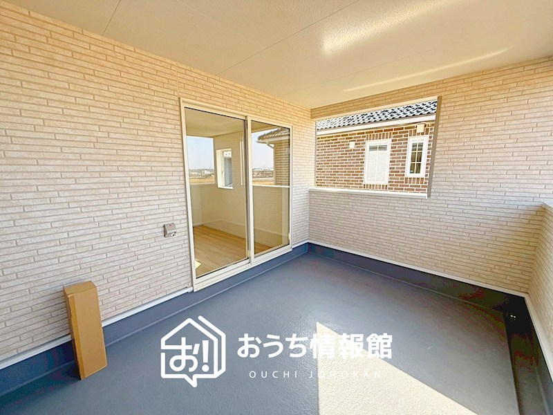 彦根市彦富町　第3期　1号棟 現地写真（バルコニー）