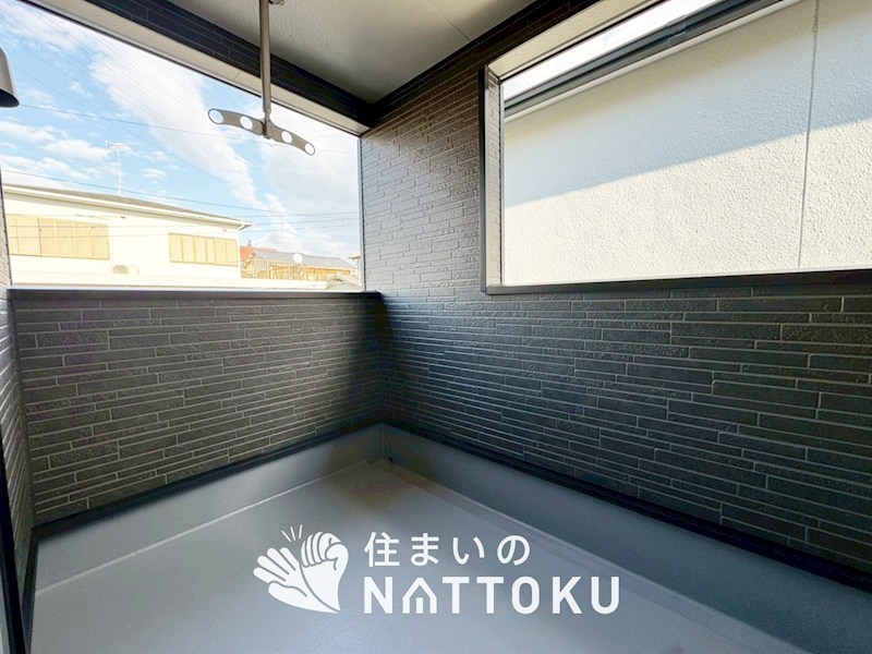 高槻市安岡寺町　第2期　2号地 現地写真（バルコニー）