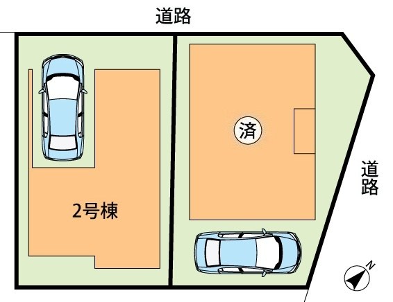 摂津市南別府町　第1期　2号地 区画図