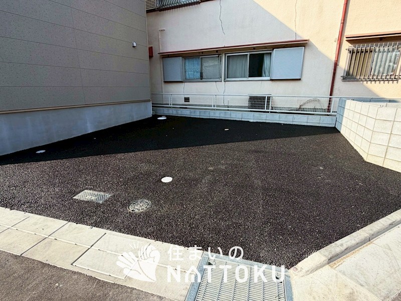 八幡市橋本尻江　第1期　2号地 現地写真（駐車場）