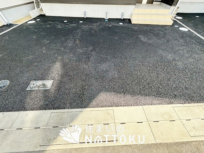 八幡市橋本尻江　第1期　5号地 現地写真（駐車場）