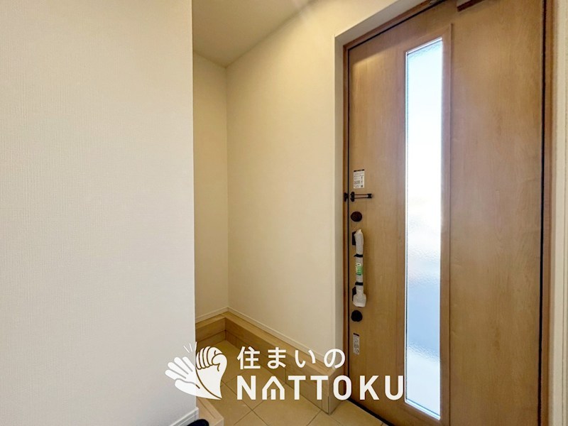 八幡市橋本尻江　第1期　6号地 現地写真（玄関）