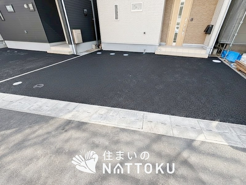八幡市橋本尻江　第1期　6号地 現地写真（駐車場）
