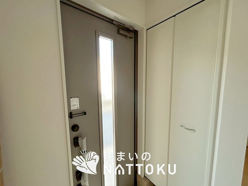 八幡市橋本尻江　第1期　7号地 現地写真（玄関）