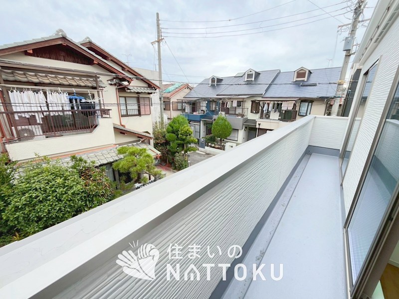 藤井寺市小山　第1期　 現地写真（バルコニー）