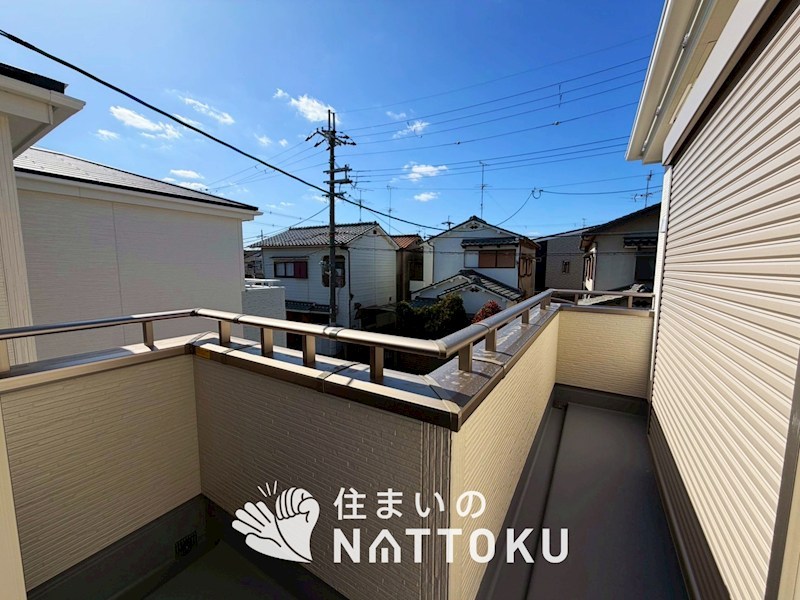 八尾市小畑町　第7期　2号地 現地写真（バルコニー）