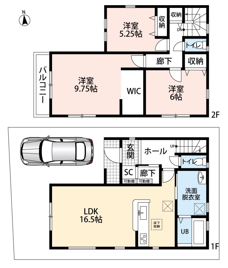 八尾市小畑町　第7期　3号地  間取図・土地図
