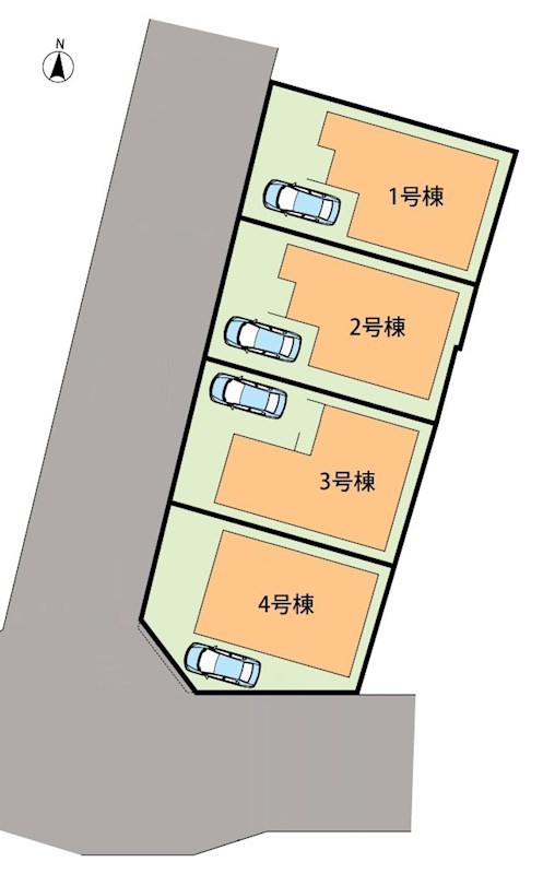八尾市小畑町　第7期　3号地  区画図