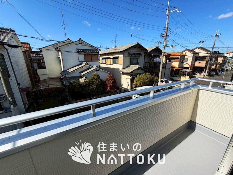 八尾市小畑町　第7期　3号地  現地写真（バルコニー）