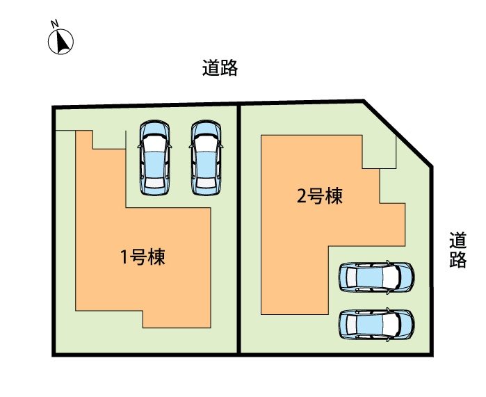 姫路市広畑区才　第8期　1号地  区画図