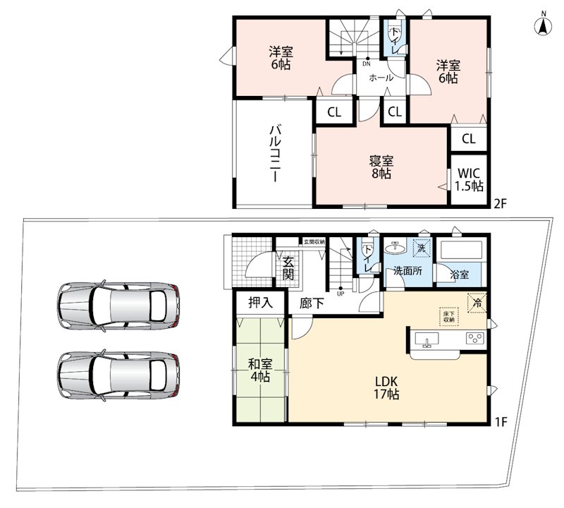 加古川市野口町野口　第7-2期　10号地 間取図・土地図