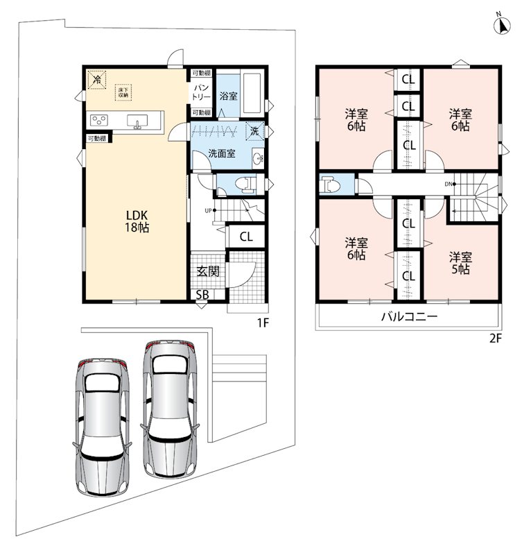 明石市大久保町山手台　第24-2期　1号地  間取図・土地図