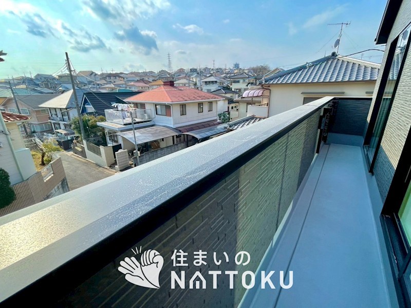 明石市大久保町山手台　第24-2期　1号地  現地写真（バルコニー）