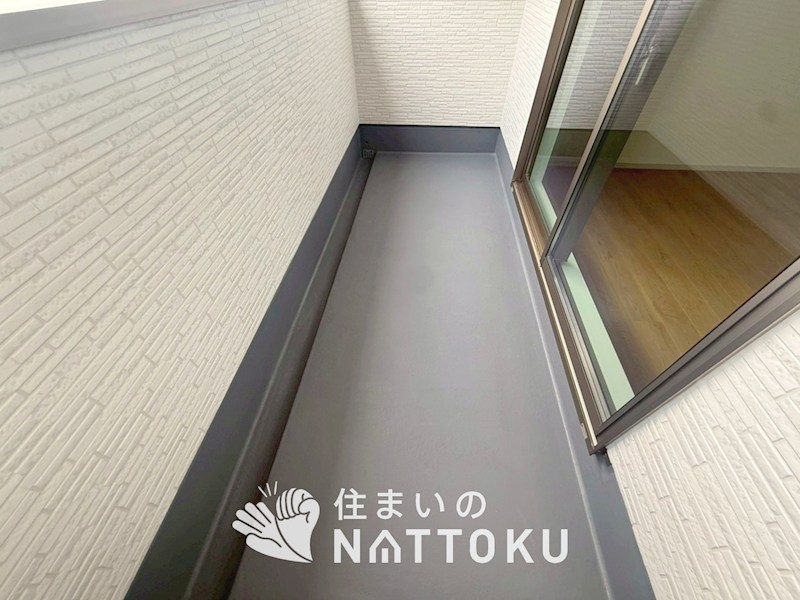 交野市倉治　第1期 現地写真（バルコニー）