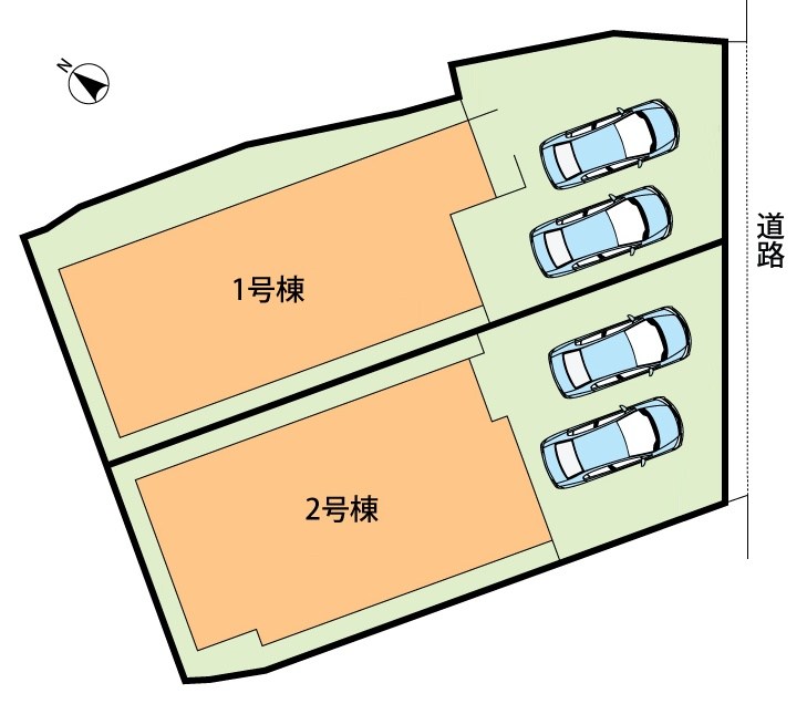 岸和田市並松町　第5期　1号地 区画図