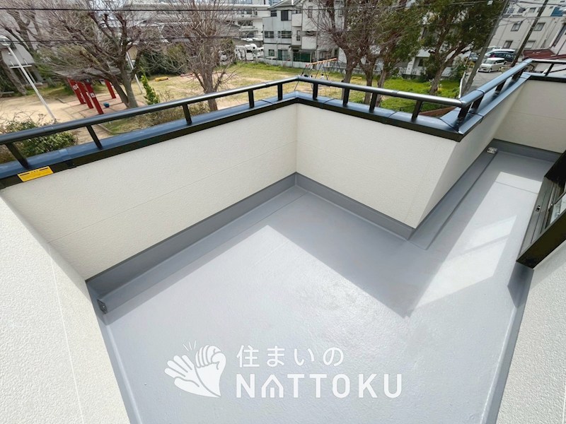岸和田市並松町　第5期　1号地 現地写真（バルコニー）