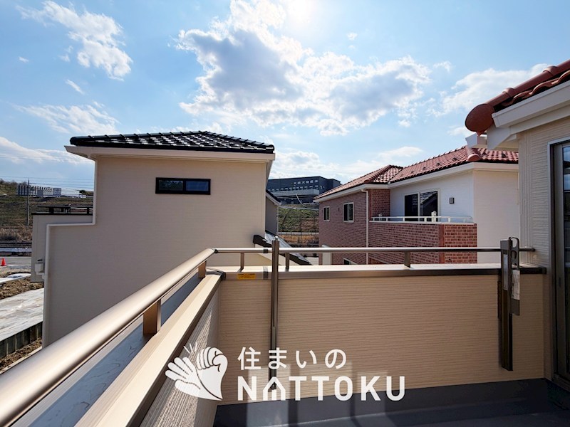 木津川市城山台　2号地 現地写真（バルコニー）