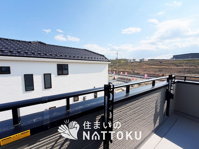 木津川市城山台　3号地 現地写真（バルコニー）