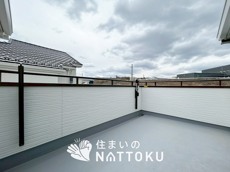木津川市城山台　4号地 現地写真（バルコニー）