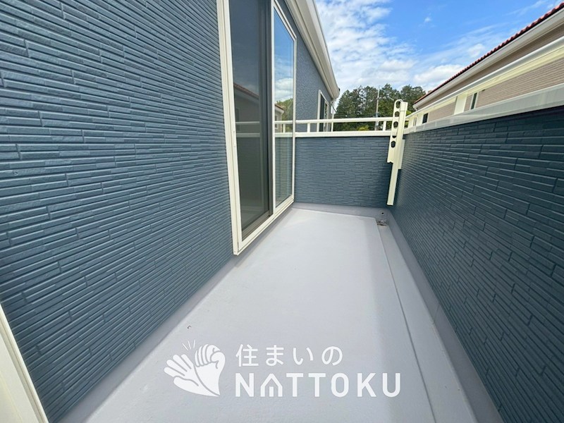 木津川市城山台　6号地 現地写真（バルコニー）