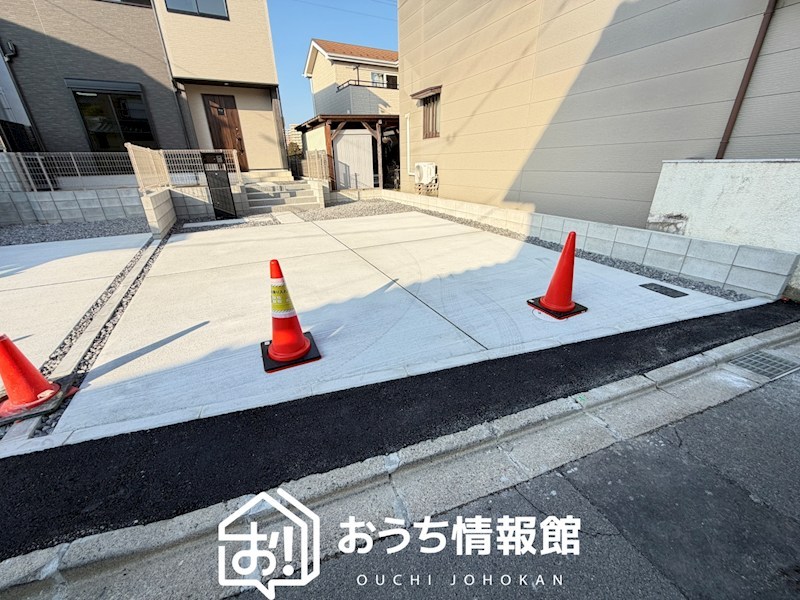 津市半田　第1期　2号地  現地写真（駐車場）