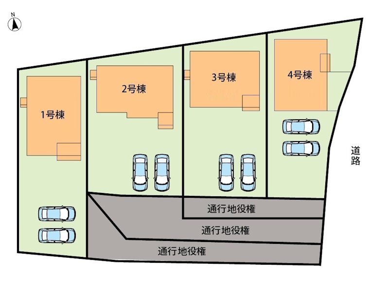 犬山市郷西　2号地 区画図