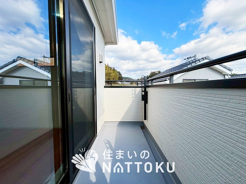 木津川市城山台　22号地 現地写真（バルコニー）