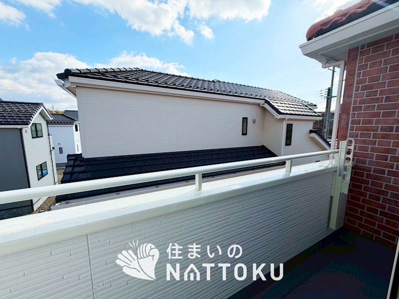 木津川市城山台　23号地 現地写真（バルコニー）