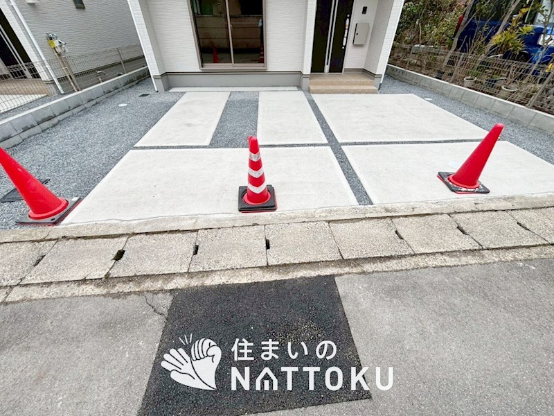 京都市左京区修学院千万田町　第1期　1号地 現地写真（駐車場）